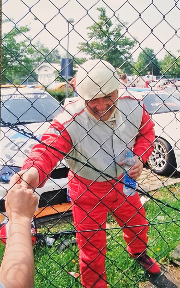 ゴール直後のモリゾウ選手ことトヨタ自動車株式会社 代表取締役会長 豊田章男氏（※提供：宮寺和彦氏）