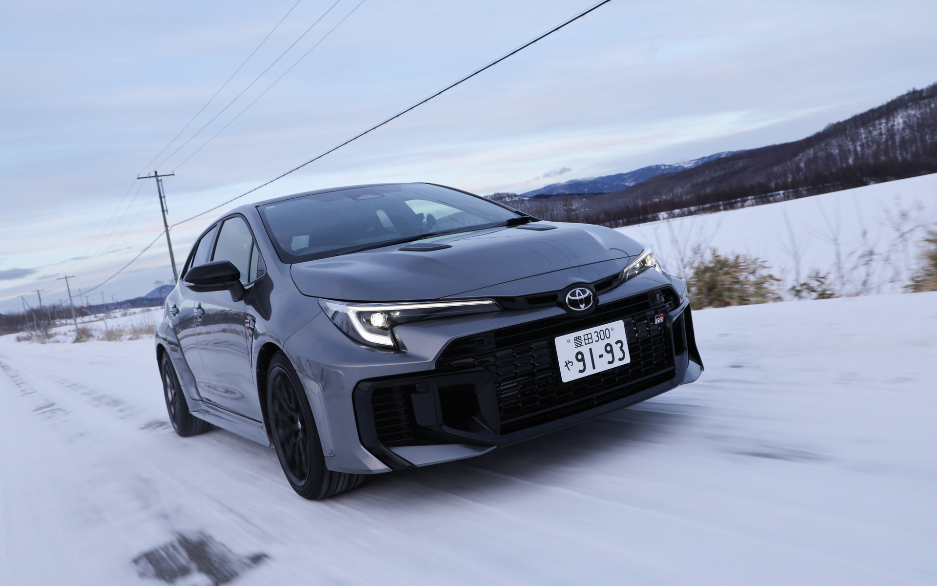 25式GRカローラにも試乗