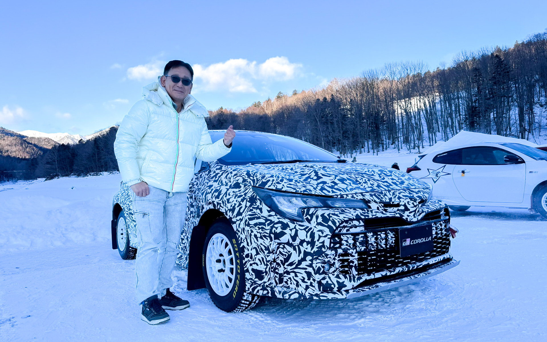 テスト車両上がりのGRカローラ