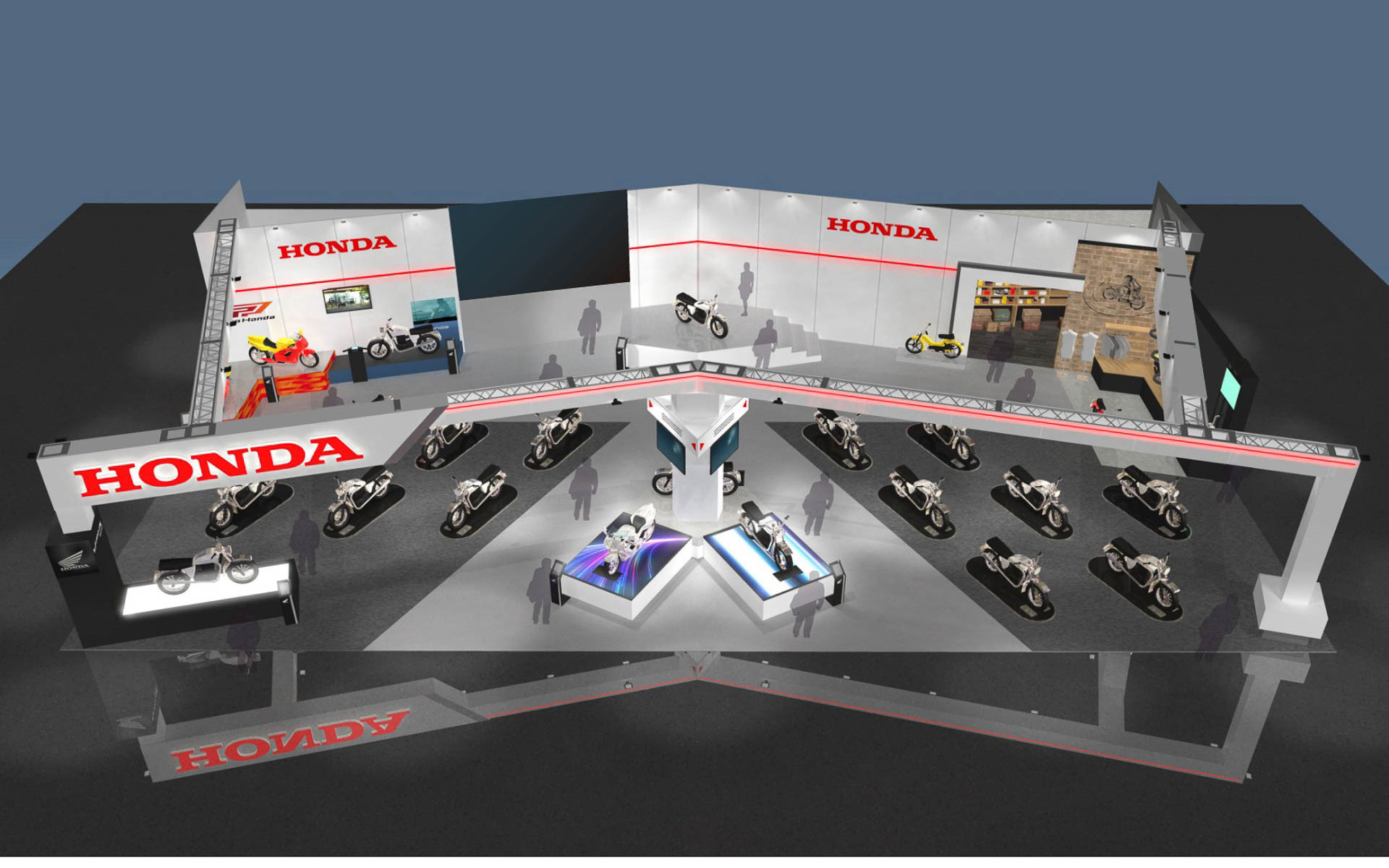 モーターサイクルショー2026のホンダブース（イメージ）