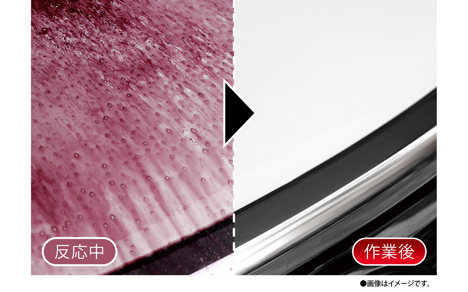 液に含まれるチオグリコール酸アンモニウムが反応し、鉄粉を化学分解