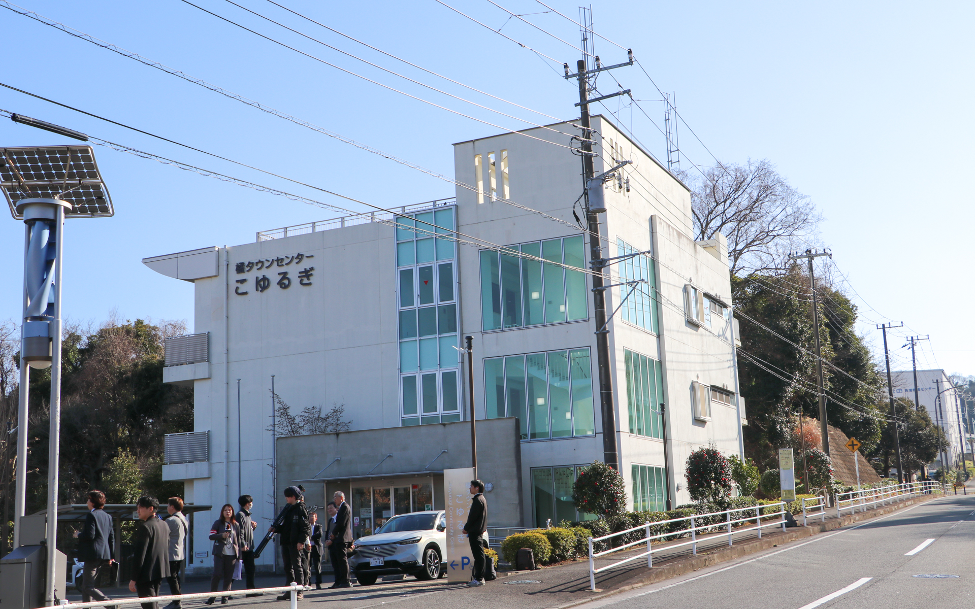 取材会場は公共施設の橘タウンセンターこゆるぎ。取材会の後は地元住民向けの説明会も実施され、20～30人が見学したという