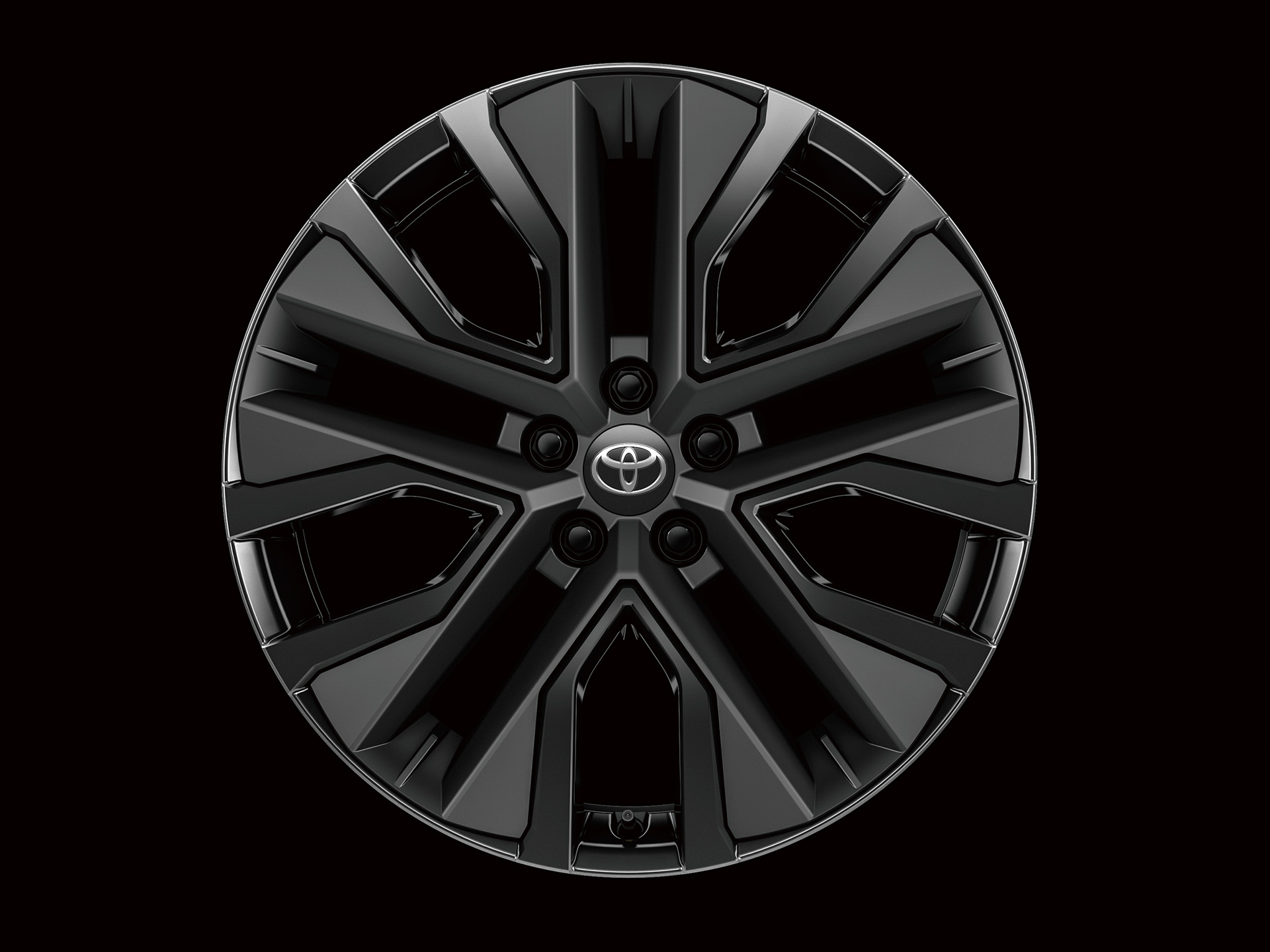 235/50R20タイヤ＆20×7½Jアルミホイール（ブラック塗装/エアロホイールカバー［マットブラック塗装］/センターオーナメント付）