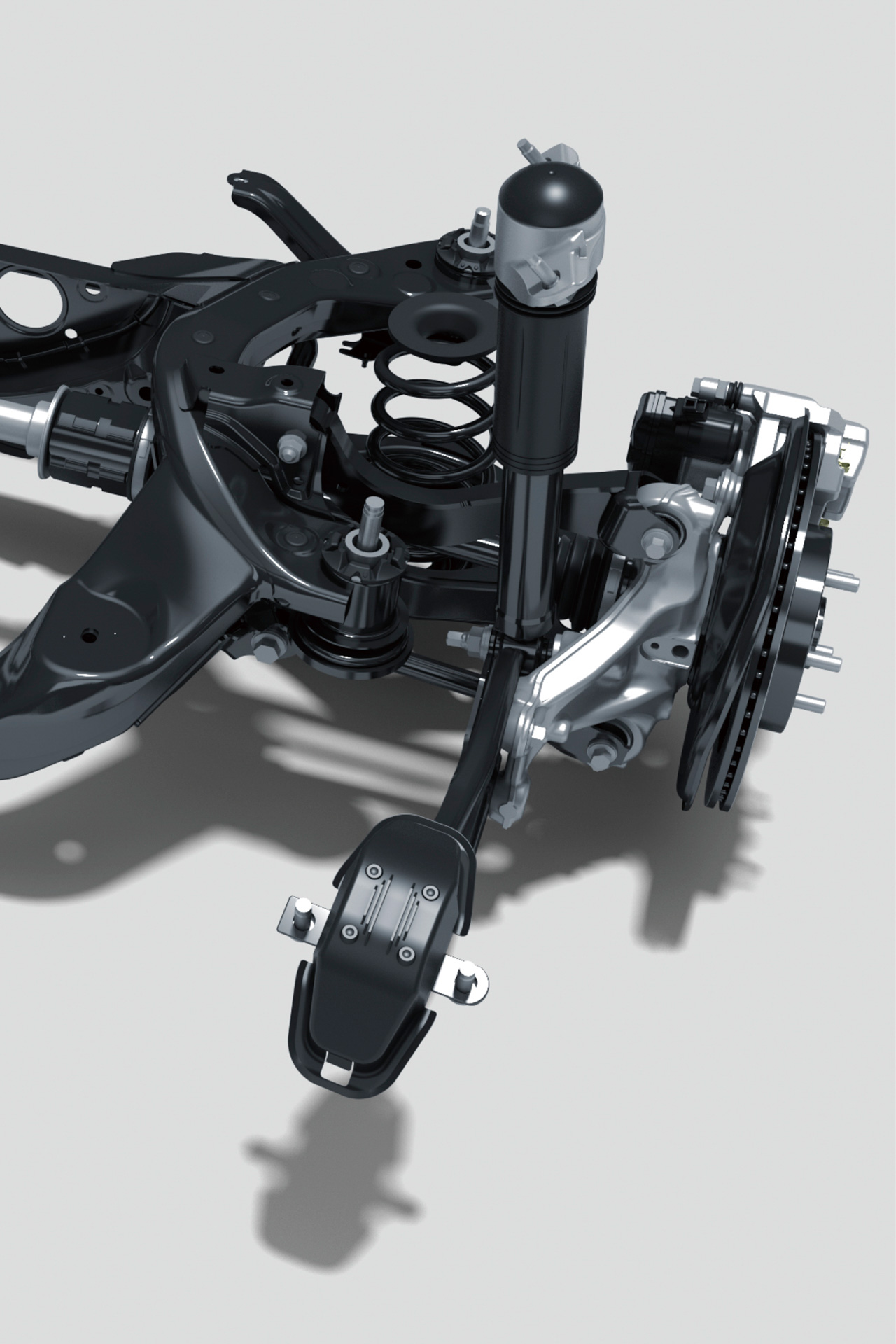 ダブルウィッシュボーン式リヤサスペンション