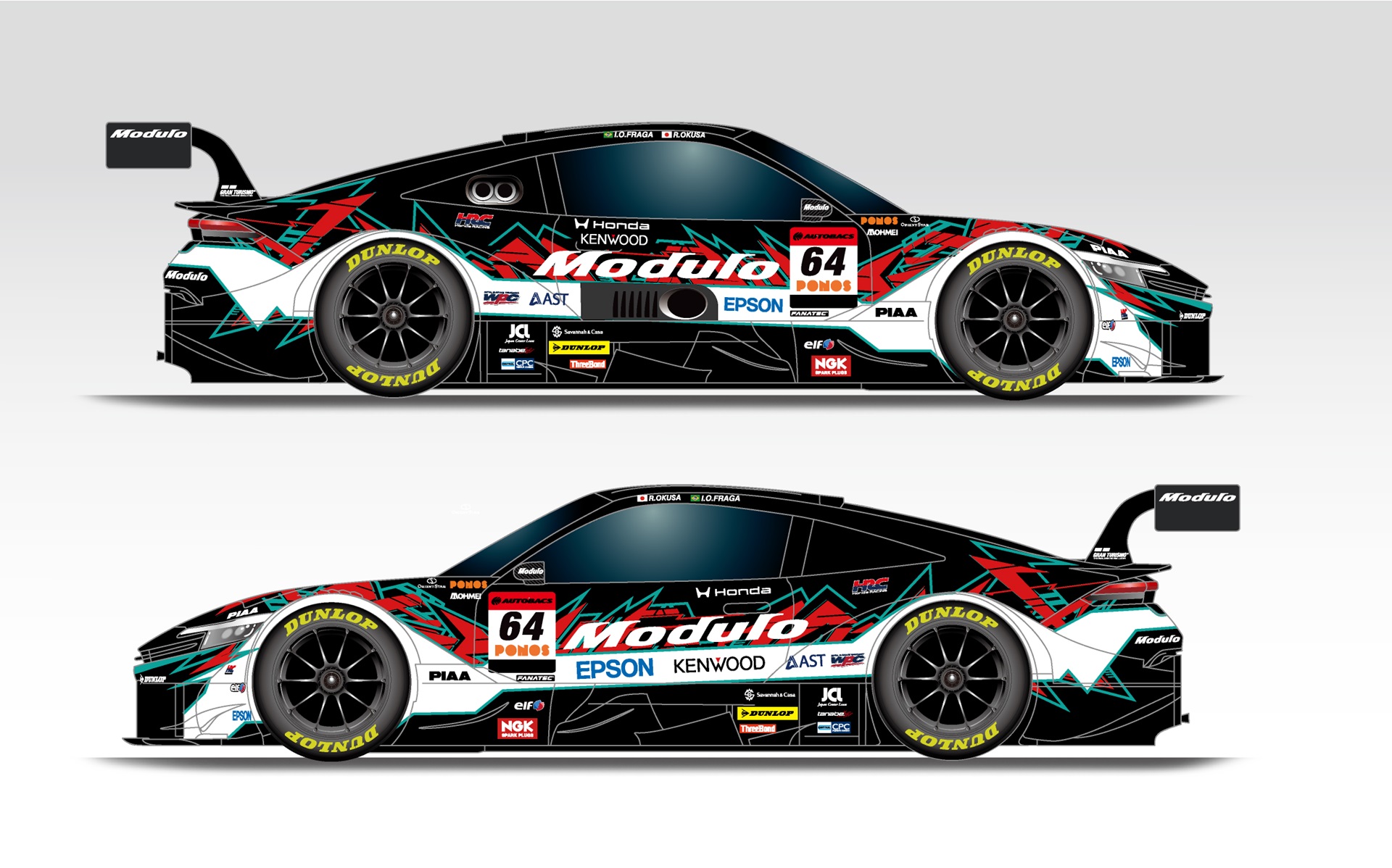 ホンダアクセスはスーパーGTに参戦する「64号車 Modulo Nakajima Racing」の2026年シーズンのマシンカラーを公開した