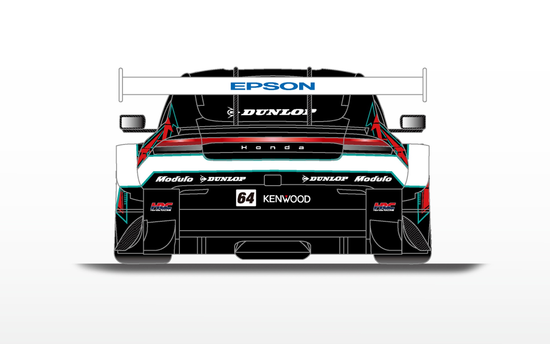 2026年シーズンの「64号車Modulo Nakajima Racing」のカラーリング