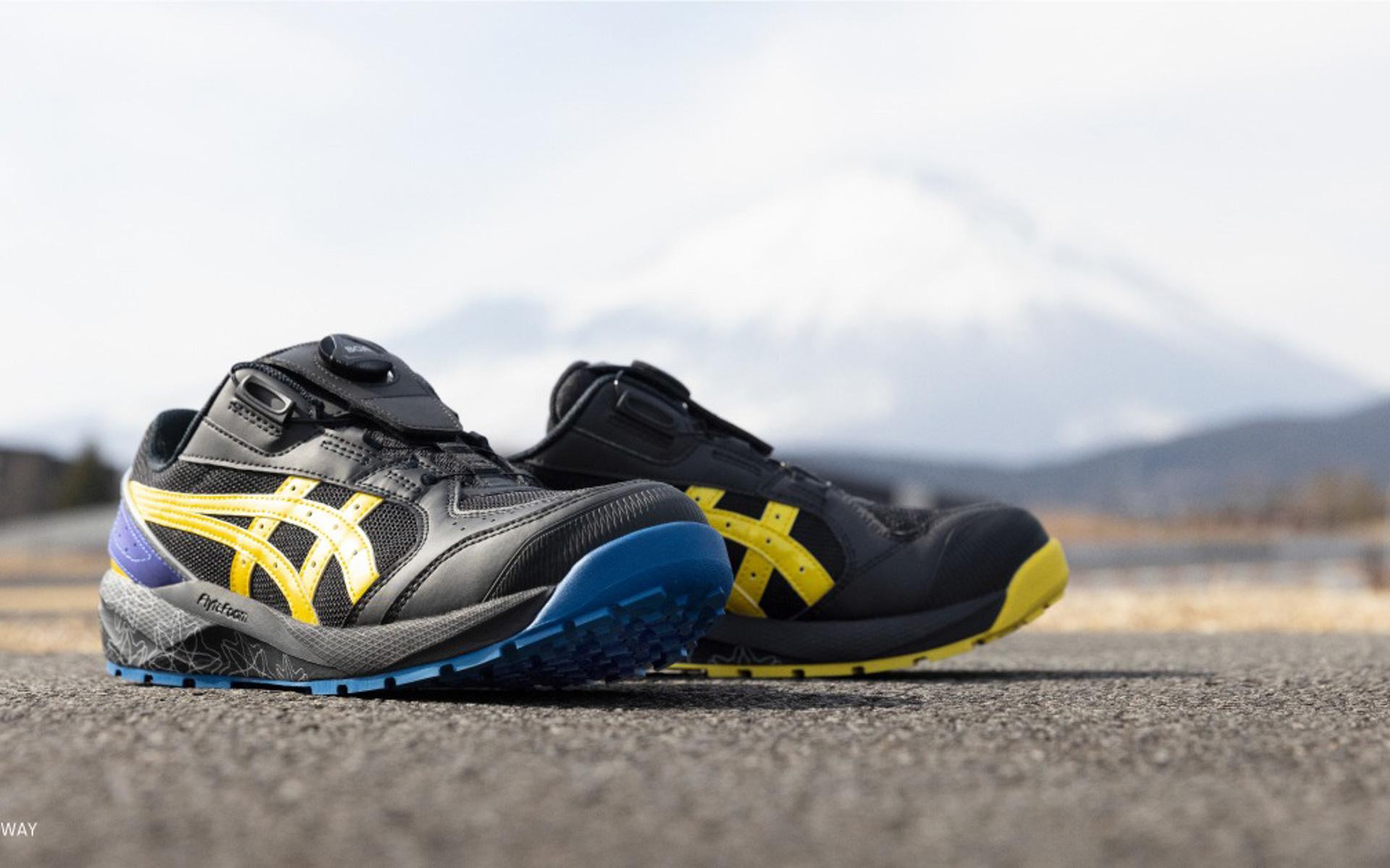 ROOKIE Racingのチームカラーを採用したワーキングシューズ「WINJOB CP229 BOA RR 3」