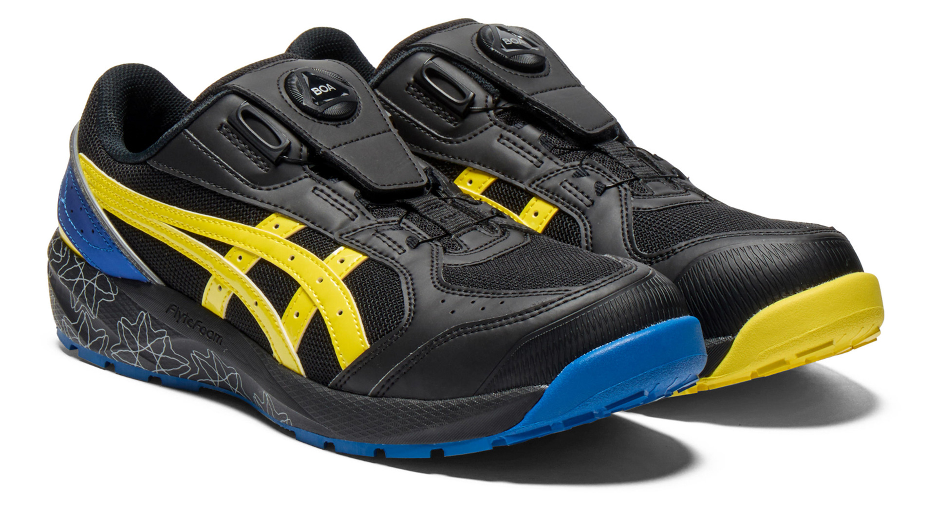 ROOKIE Racingのチームカラーを採用したワーキングシューズ「WINJOB CP229 BOA RR 3」