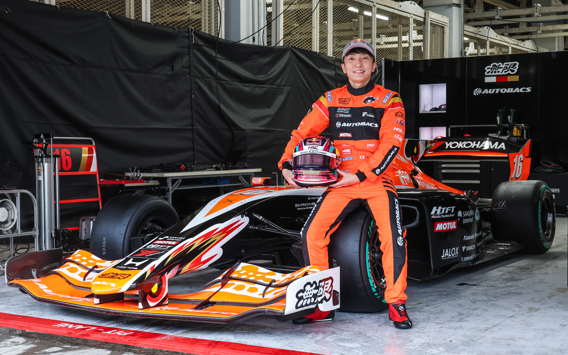 2026年シーズンの全日本スーパーフォーミュラ選手権に参戦する16号車 野尻智紀選手