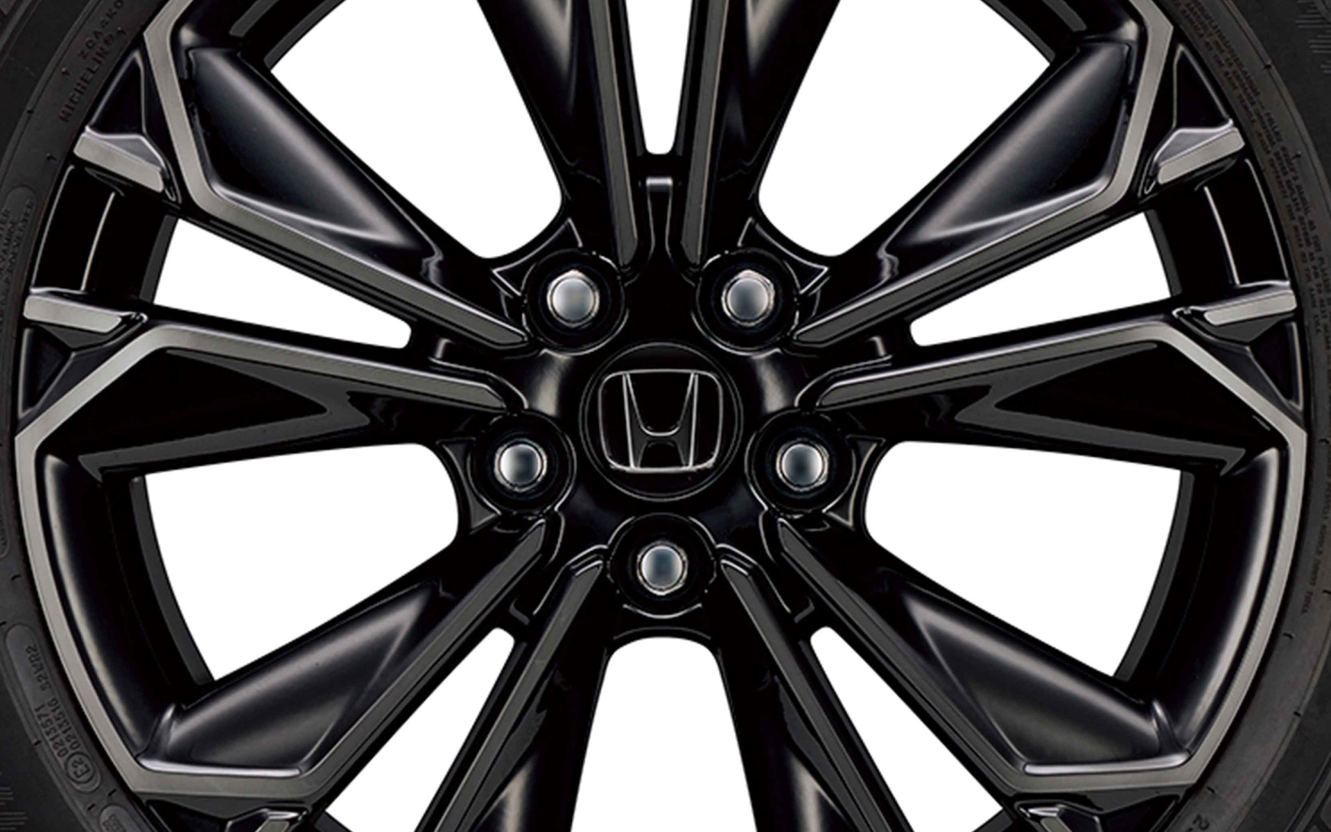 アルミホイールセンターキャップ（ブラックHマーク）