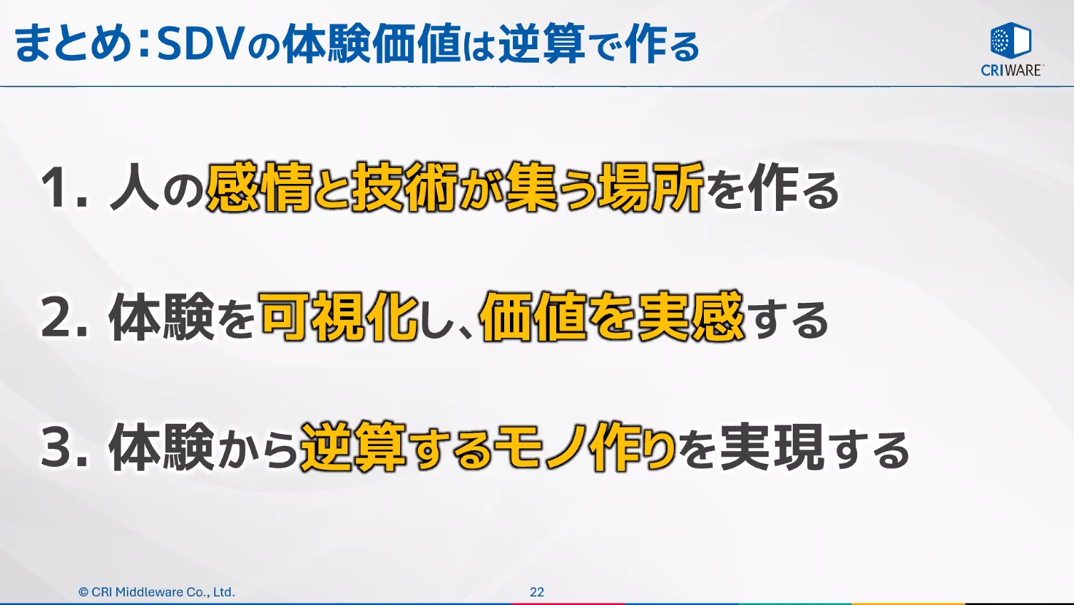 講演前半のまとめ