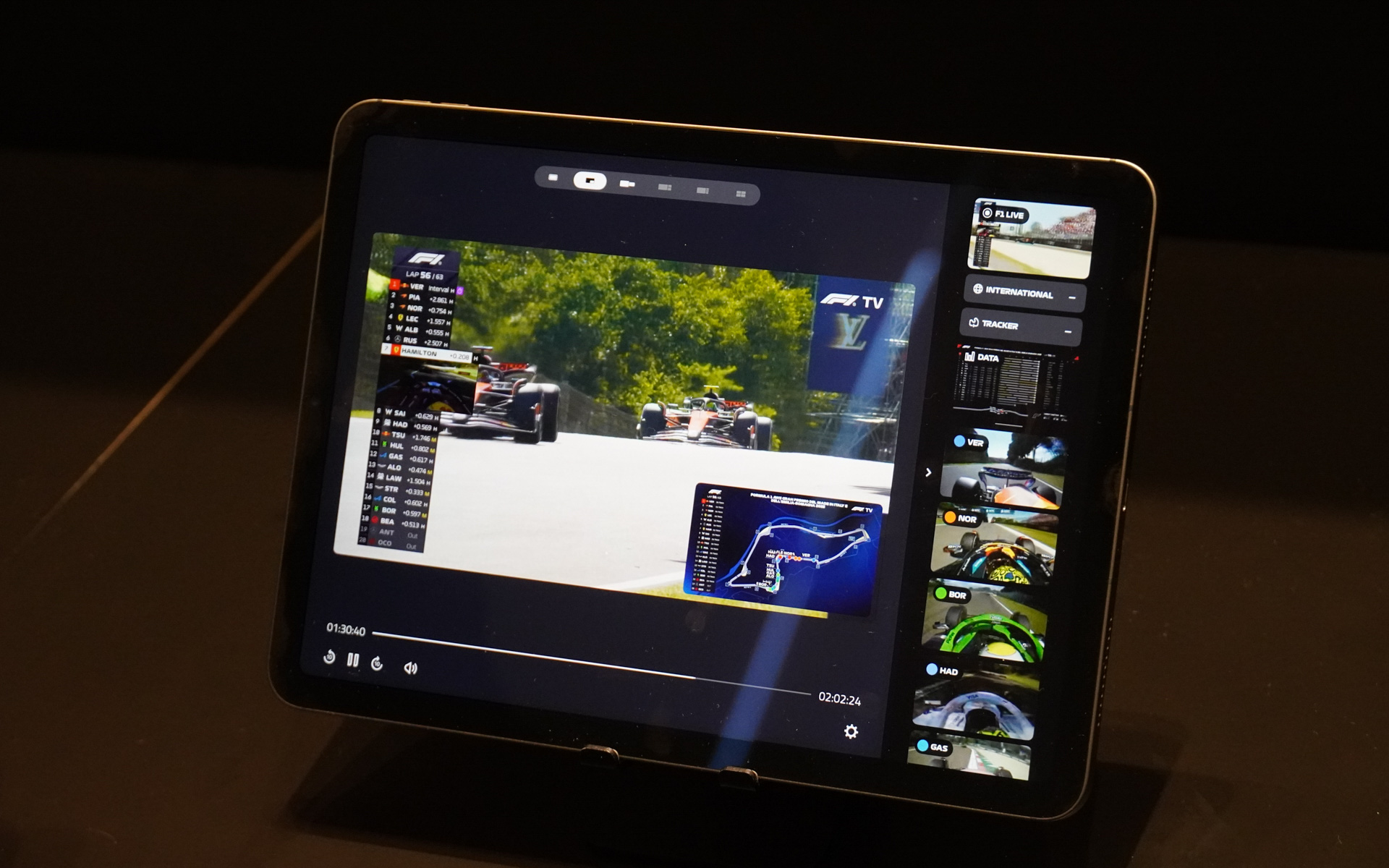 タブレットでも視聴可能