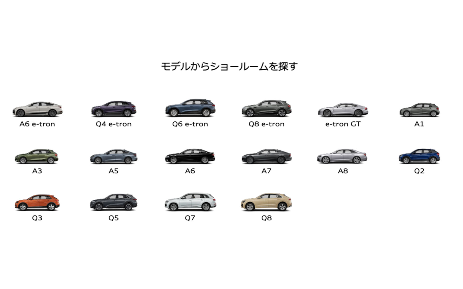 モデル・カラーから展示店舗の特定が可能になった