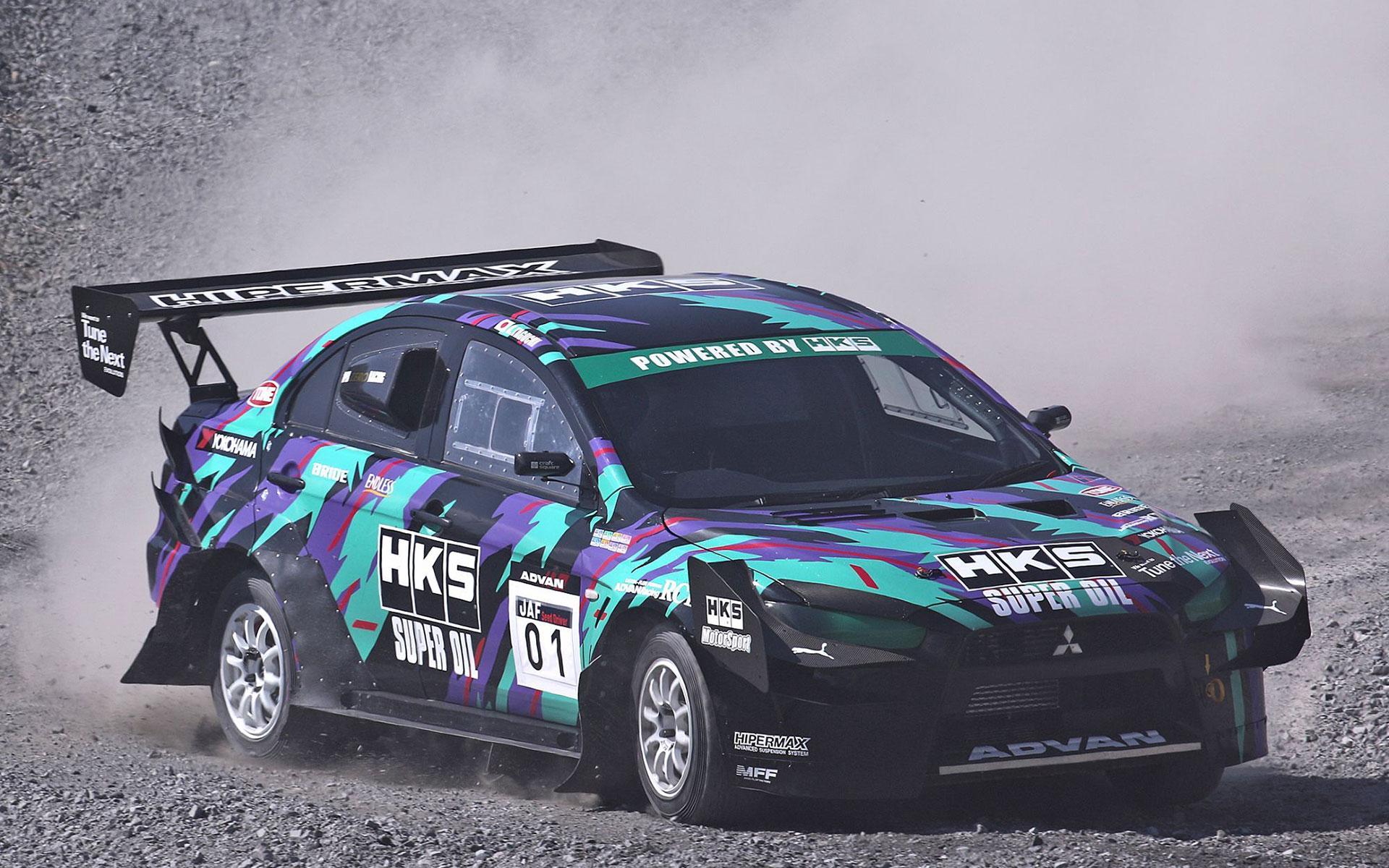 D2クラスチャンピオンの「HKS ランサーエボリューション」（2025年）