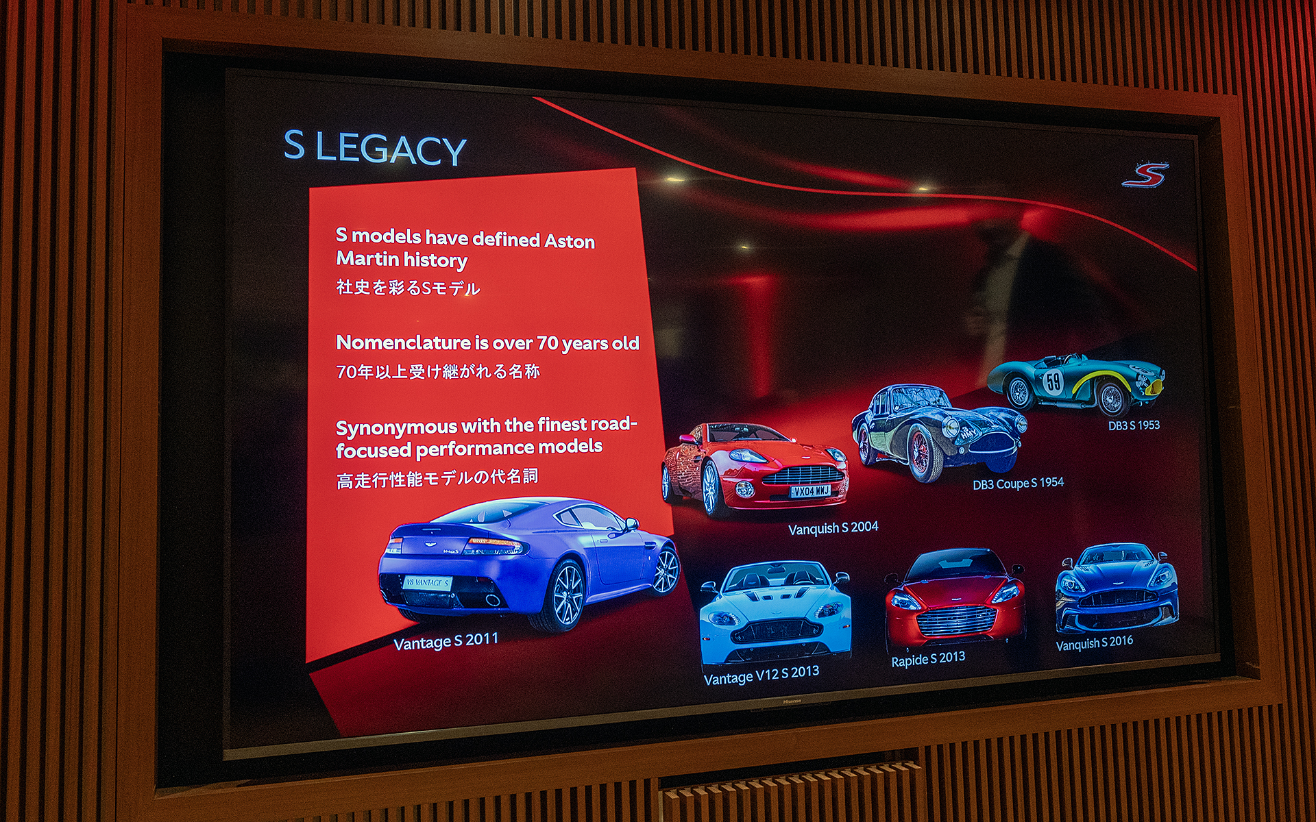 アストンマーティンの「S」シリーズの歴史