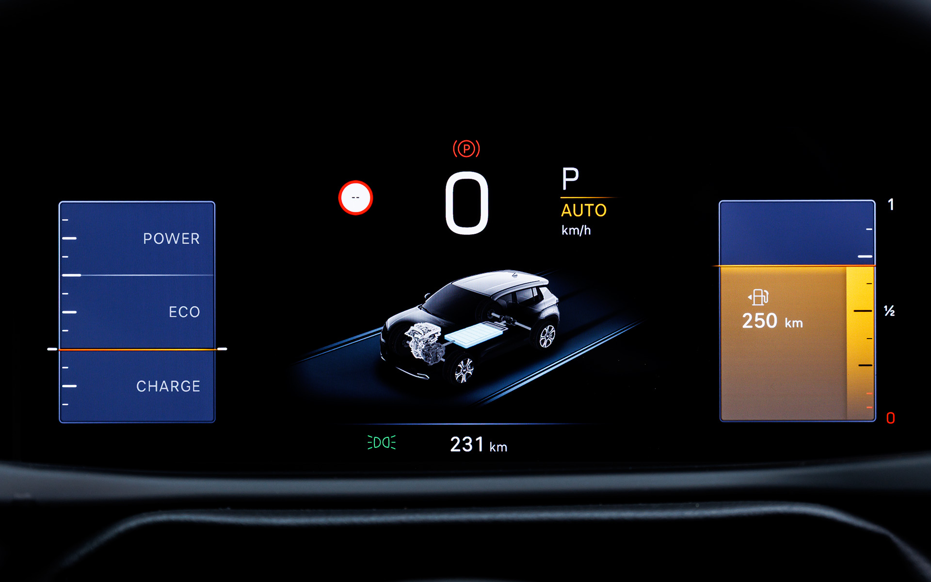 メーターは10.25インチのフルカラー表示が可能。メーターデザインも好みに応じて変更できる