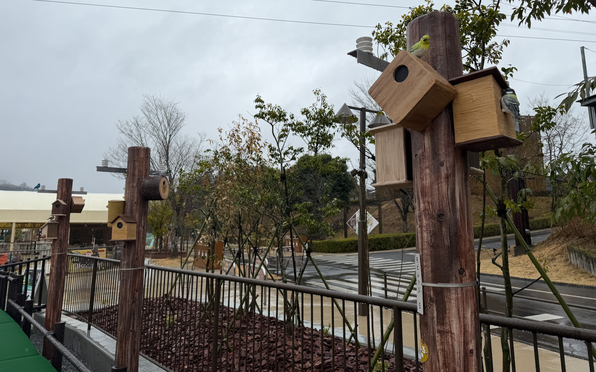 鳥のさえずりなども聞こえ自然の中を走る演出も