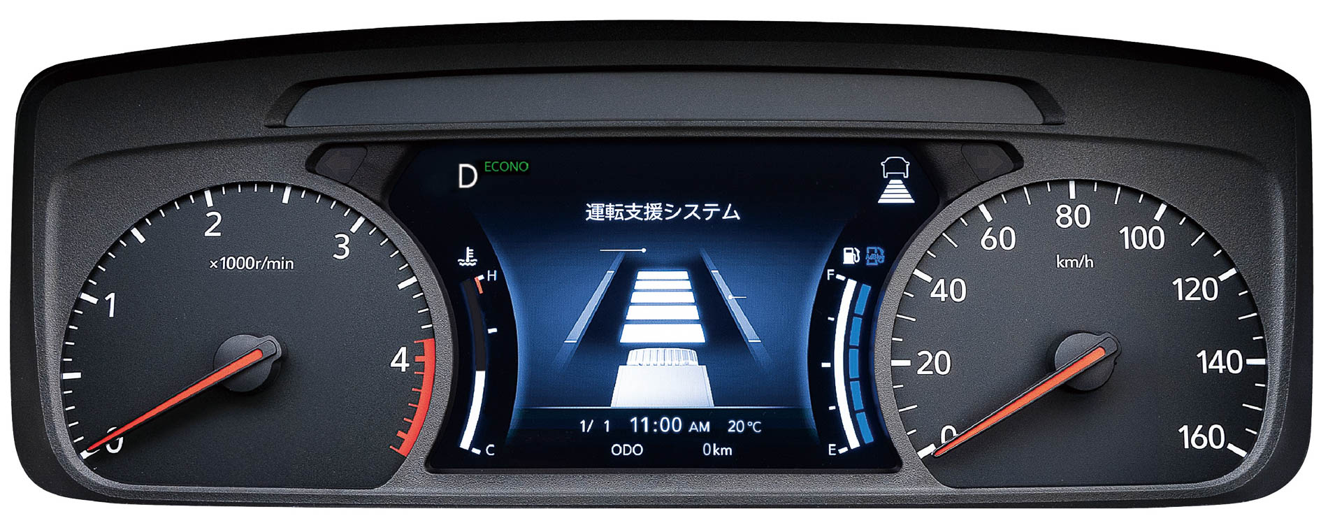 7インチメーターディスプレイ