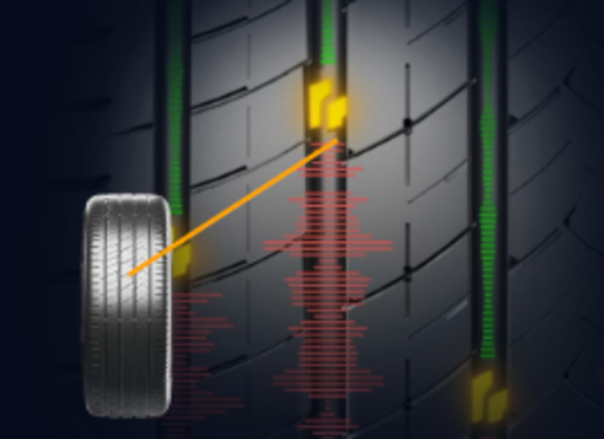 コンチネンタル独自の静音技術 “ノイズブレーカー”