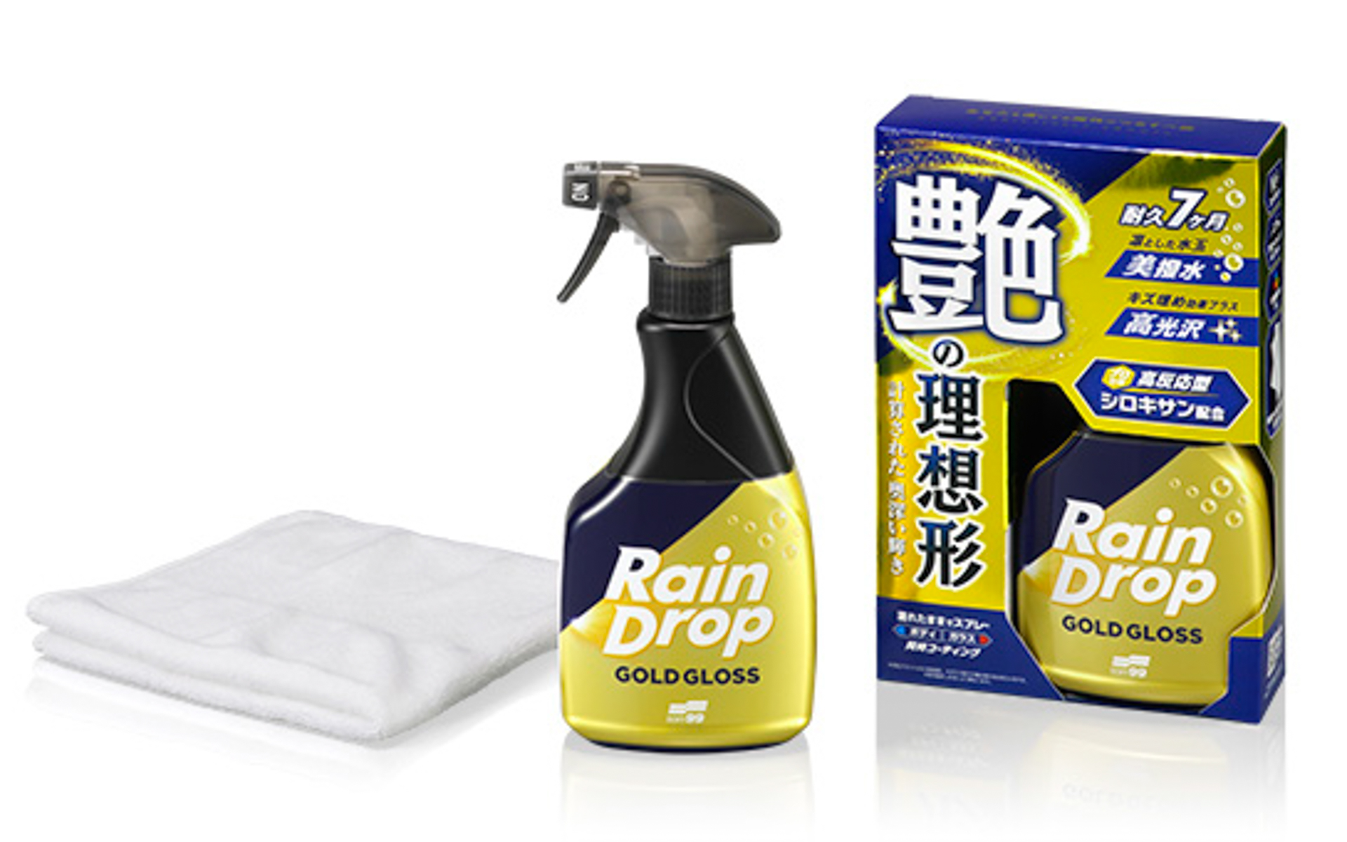 製品容量は400mlで、拭き上げ用マイクロファイバークロスを1枚付属する