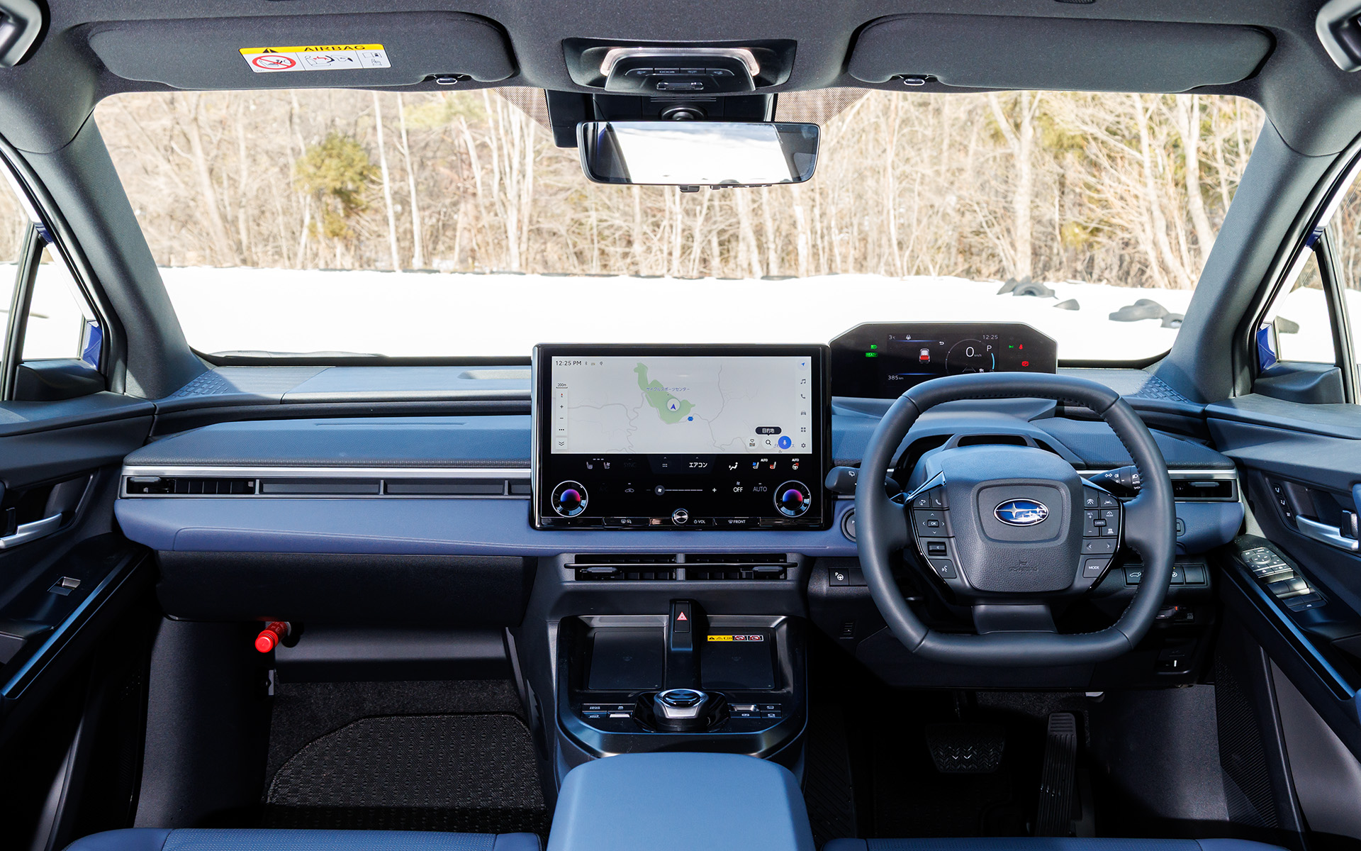 トレイルシーカー プロトタイプのインパネ。水平基調が特徴