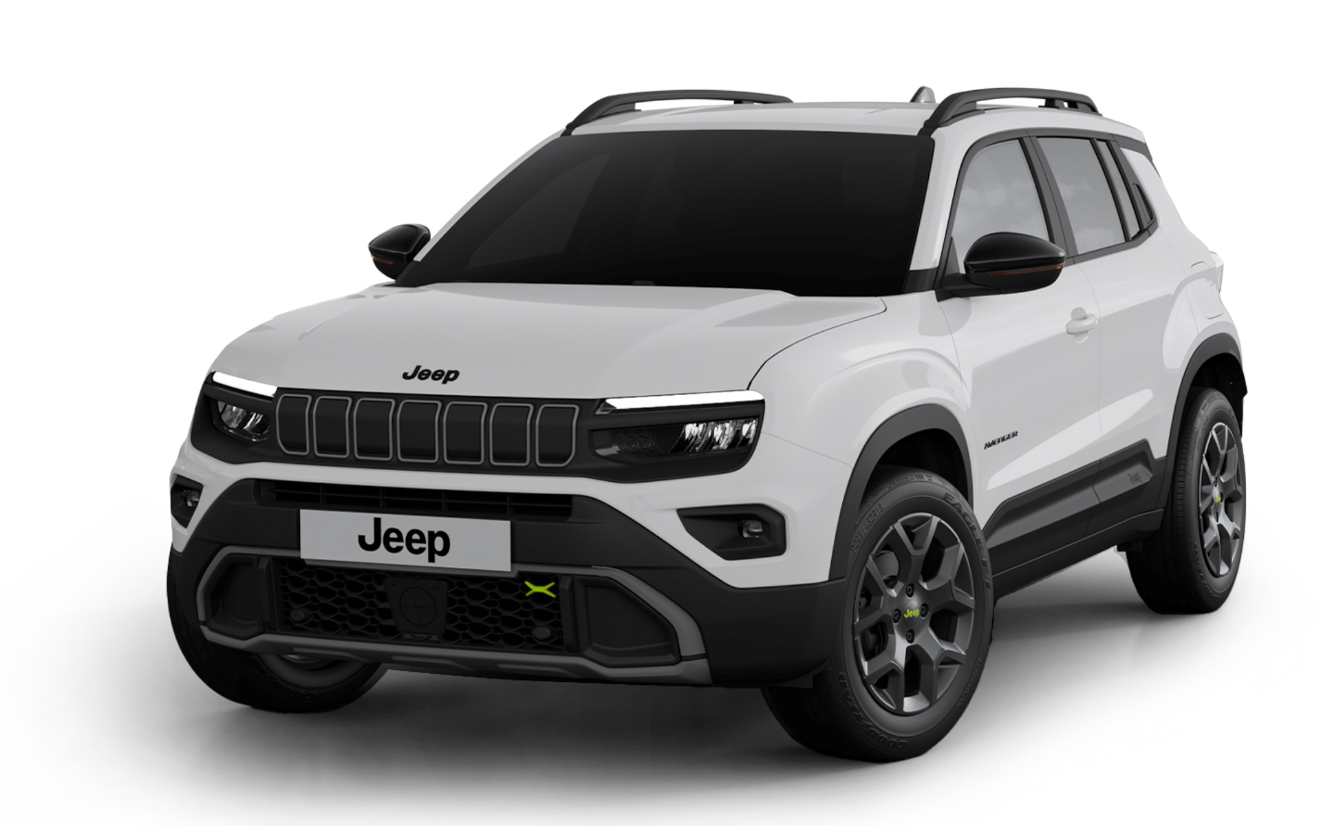 「アベンジャー 4xe ハイブリッド」。ボディカラーは「スノー」