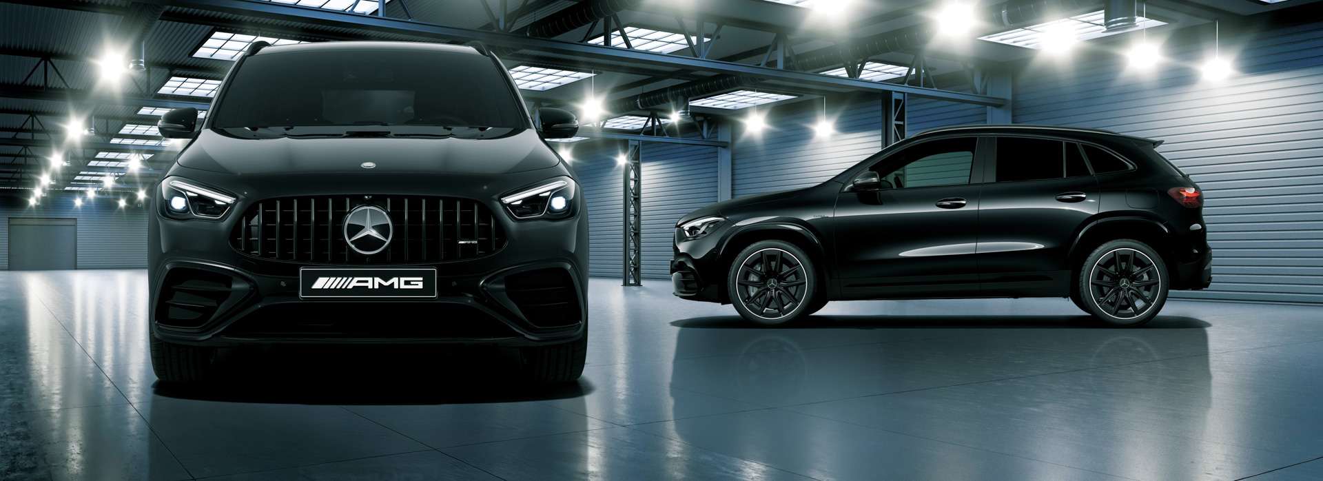 エクステリアに「AMG ナイトパッケージ」「AMG エクステリアナイトパッケージ II」を採用