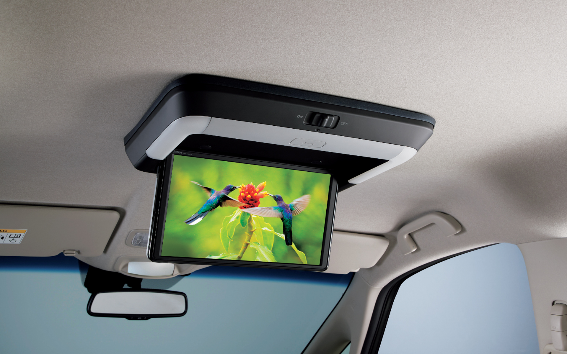 12.8インチリア席モニター