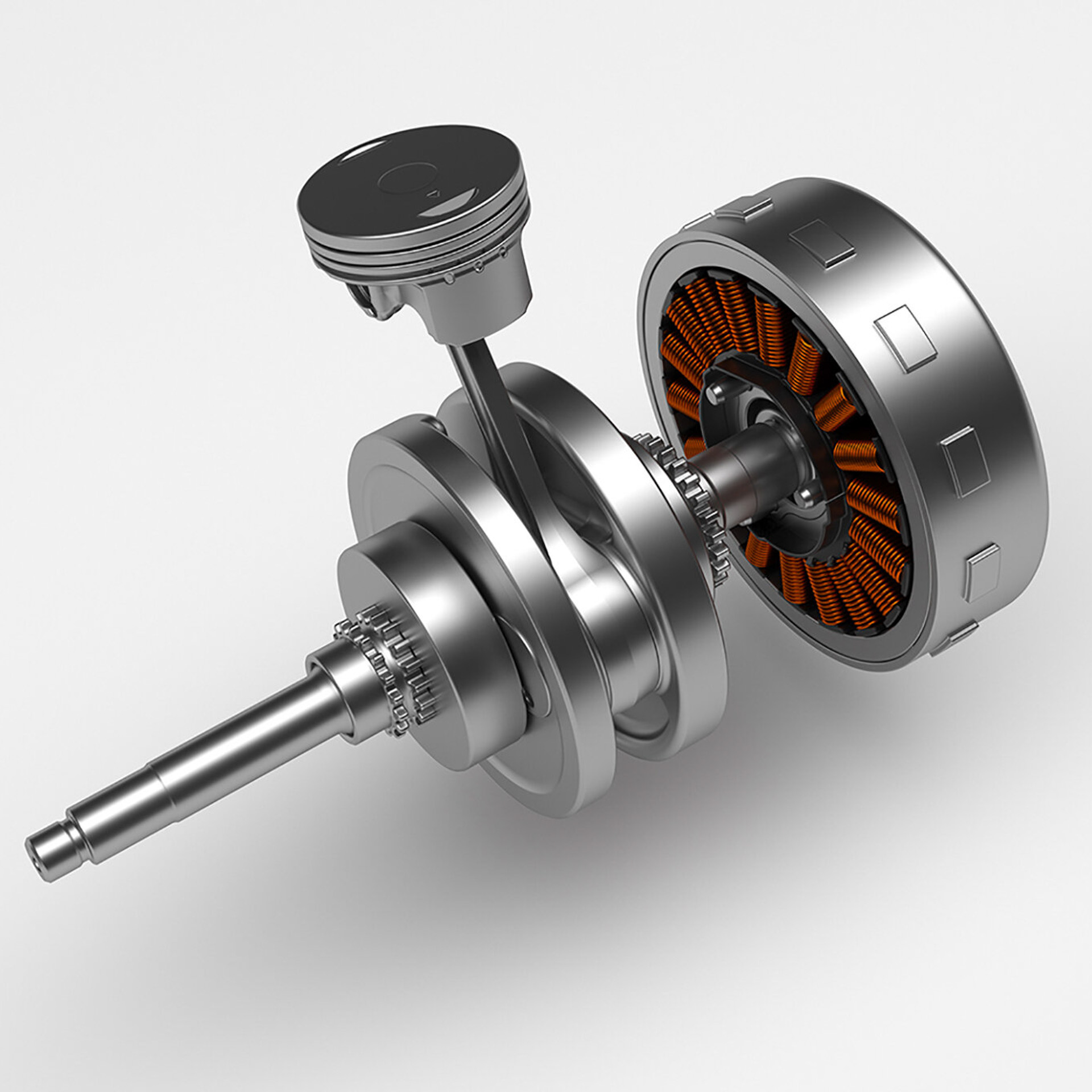 エンジン始動用モーターとジェネレータの機能を一体化した「SMG（スマートモータージェネレーター）」を搭載した「Smart Motor Generator System」の採用