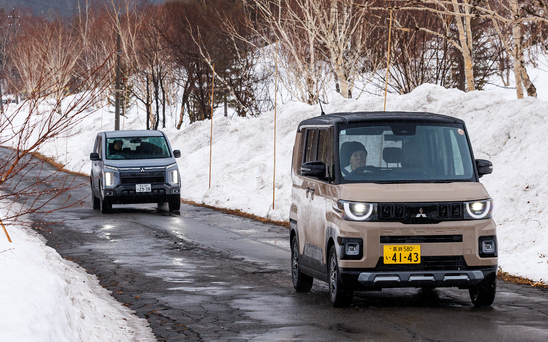 2台のデリカから三菱自動車のオフロードへのこだわりを強く感じることができた
