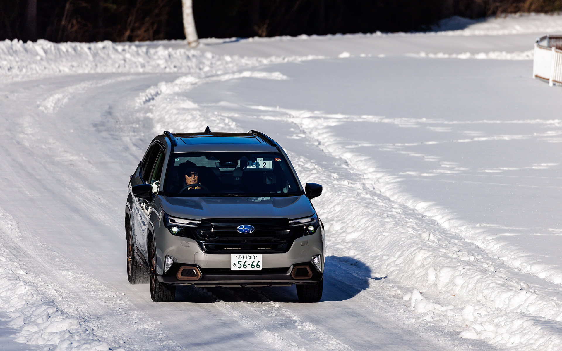 フォレスターの運転しやすさは雪道でも健在