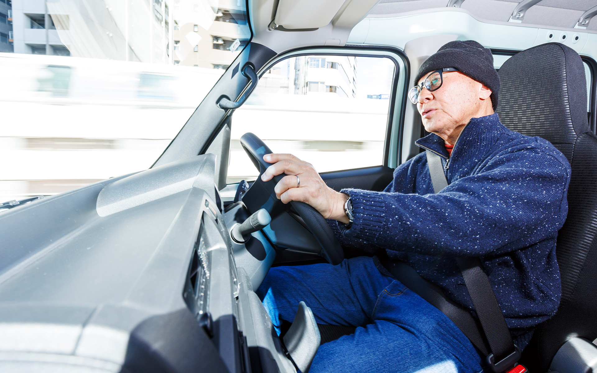 高速道路も安定して走る