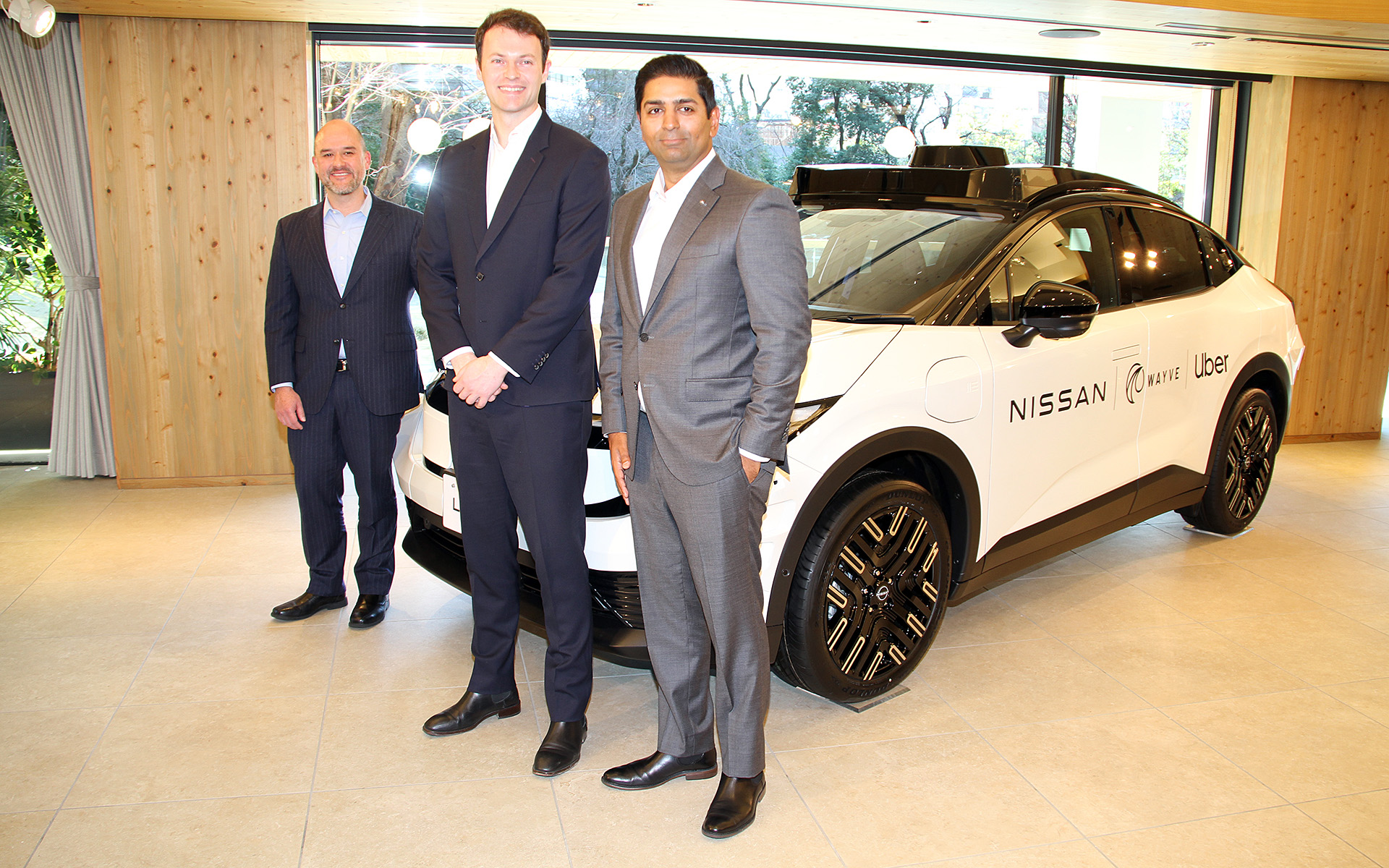 日産自動車、英Wayve、米Uberがロボタクシーの開発における協業および展開に関する取り組みを開始