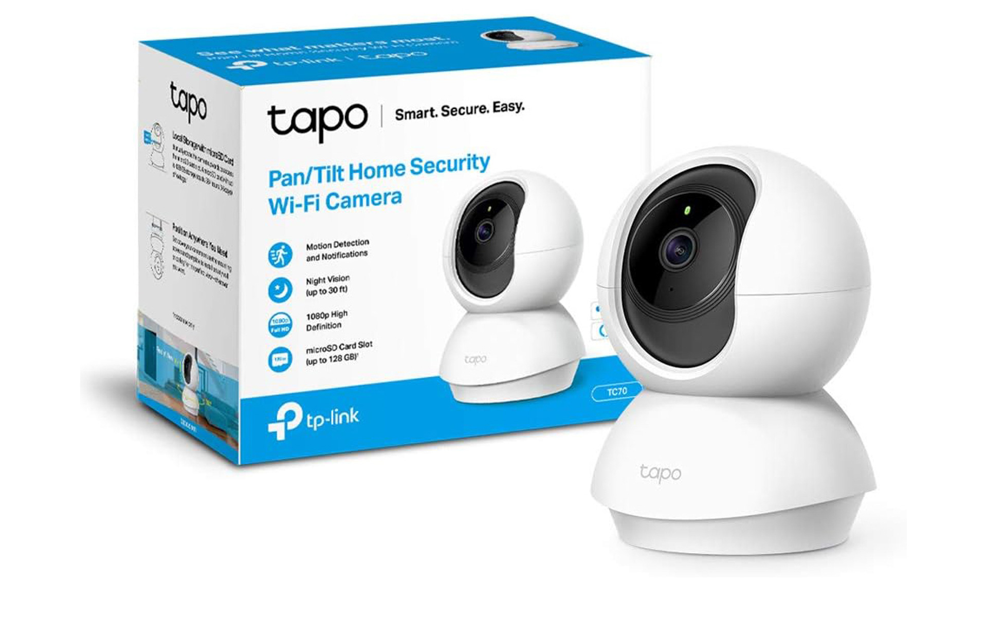 TP-LinkのWi-Fiカメラ「Tapo TC70」がAmazonタイムセールの対象商品となっている