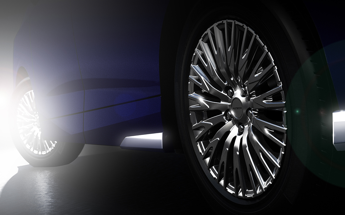 今夏に発売予定の新型「エルグランドAUTECH」の一部デザインを追加公開