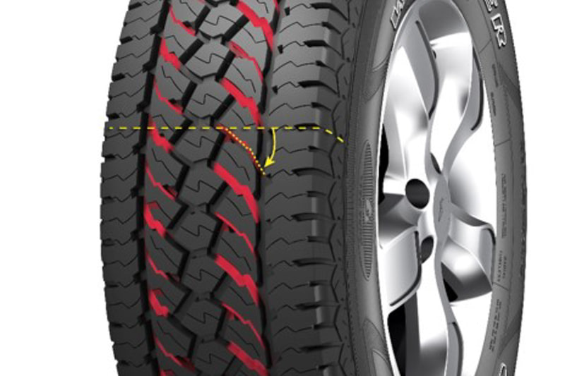 パターンノイズを低減する「アングルド・ブロック・デザイン」