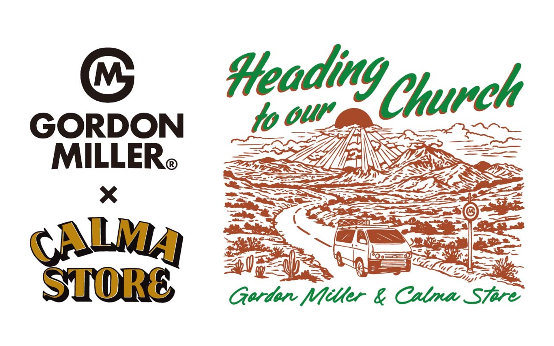 ゴードンミラーがアウトドアギアやライフスタイル雑貨を扱うCALMA STOREとコラボレーション