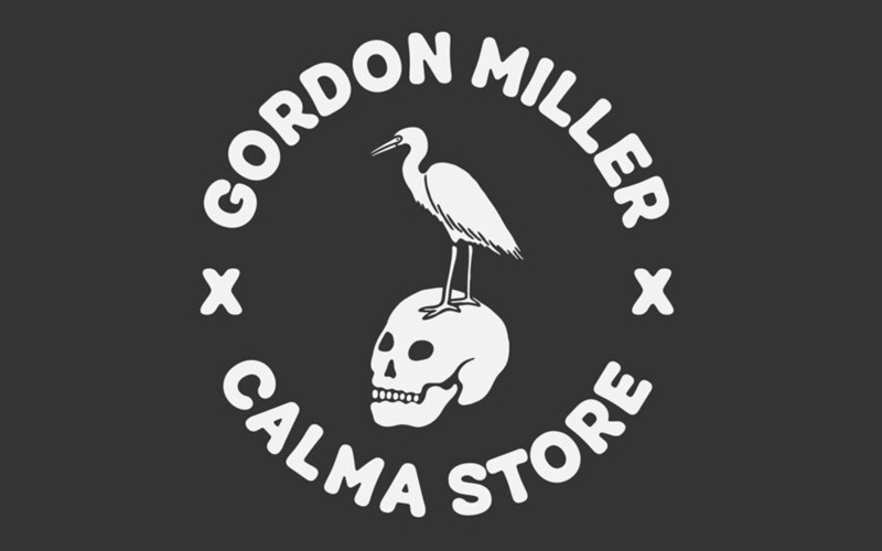 ゴードンミラーとCALMA STOREのコラボロゴ