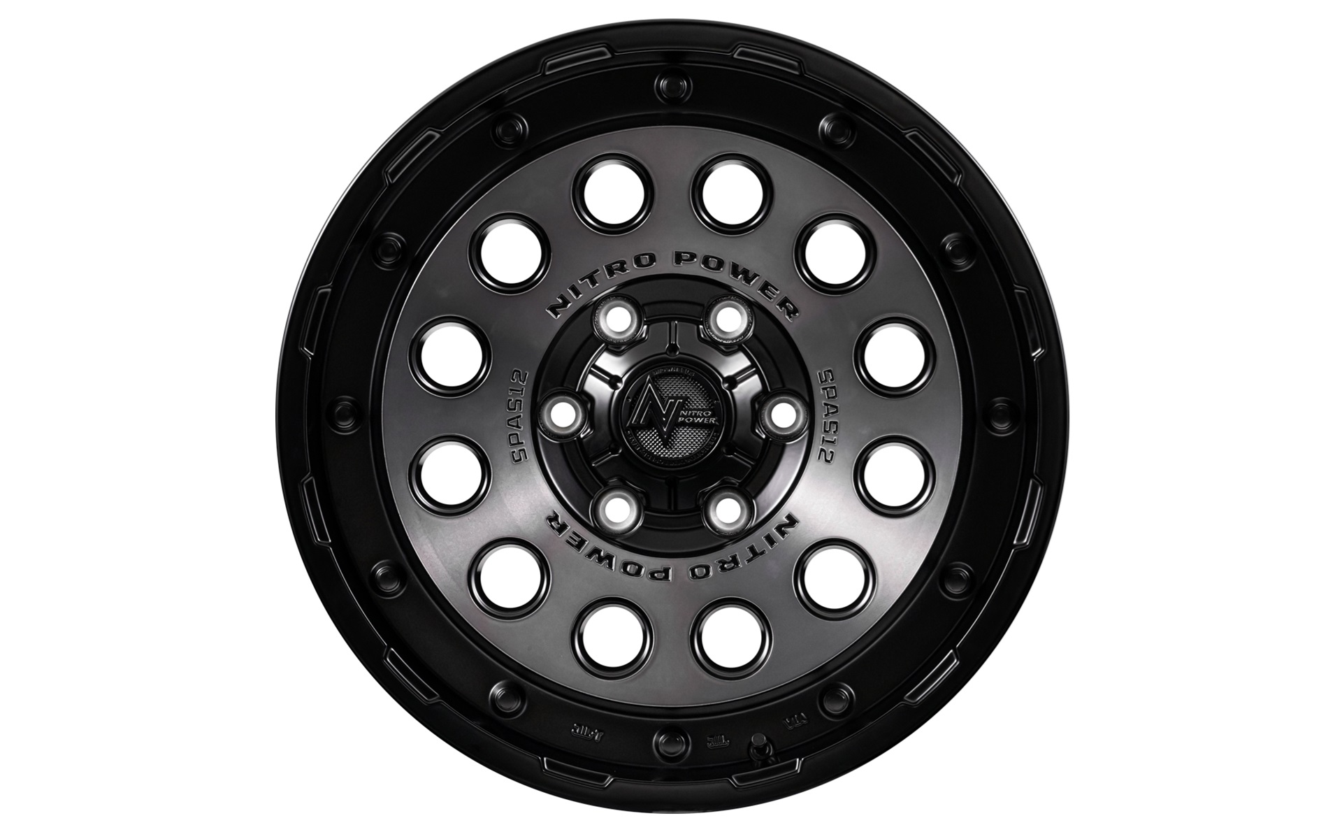 H12 SHOTGUN 新色セミグロススモーク/マシンドフェイス（18×8.0J）