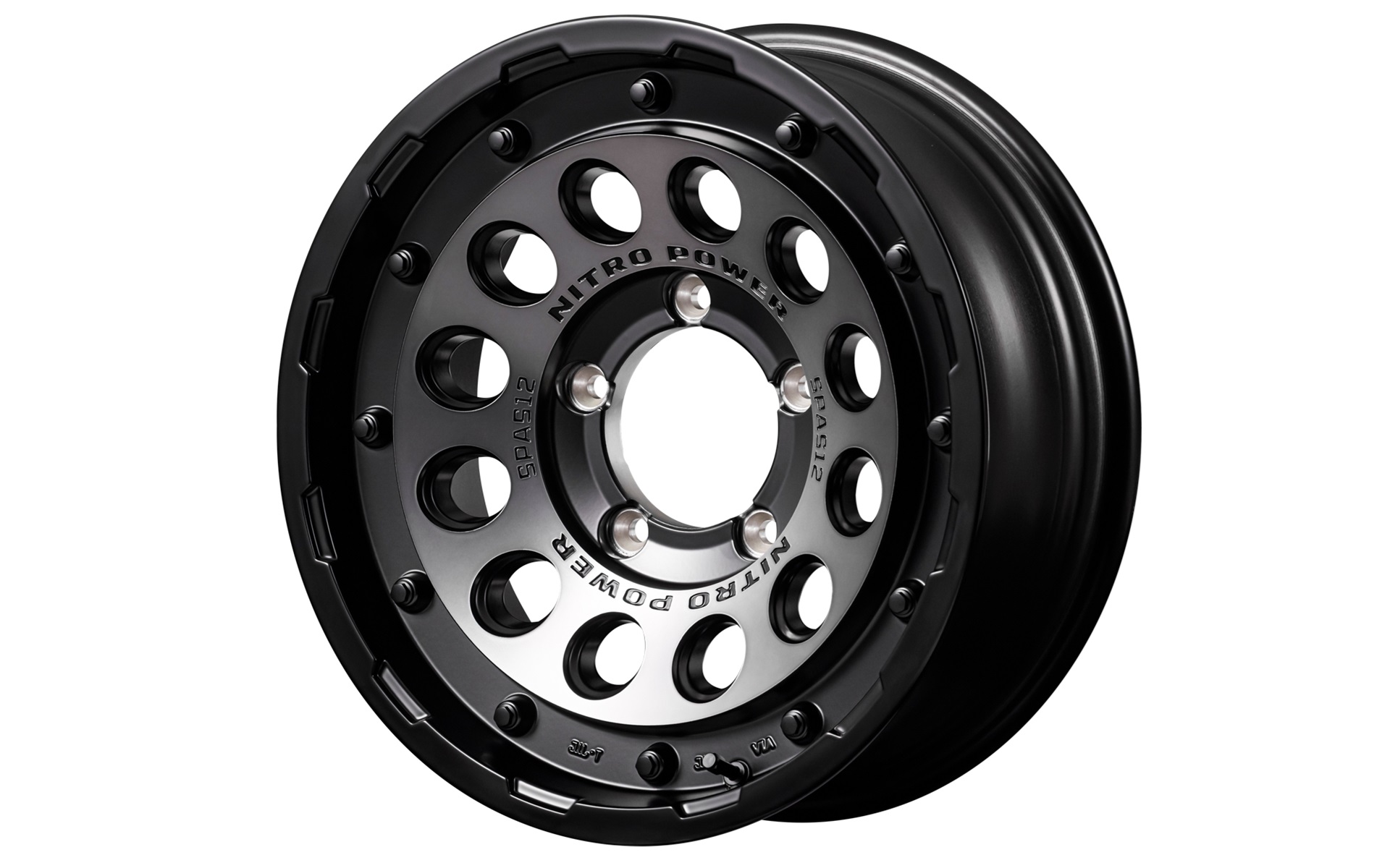 H12 SHOTGUN 新色セミグロススモーク/マシンドフェイス（16×6.0J）