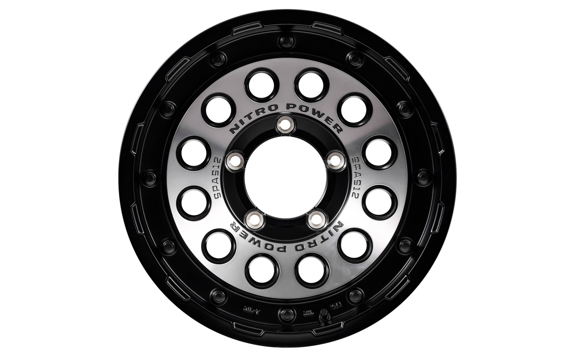 H12 SHOTGUN 新色セミグロススモーク/マシンドフェイス（16×6.0J）