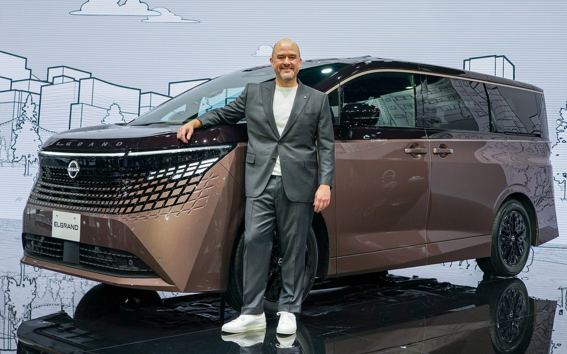 ジャパンモビリティショー2025で公開された新型「エルグランド」