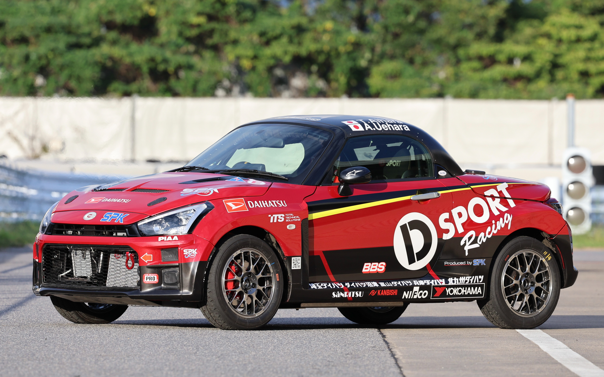 コペン GR SPORT ラリー参戦車両（画像は2025年シーズン仕様）