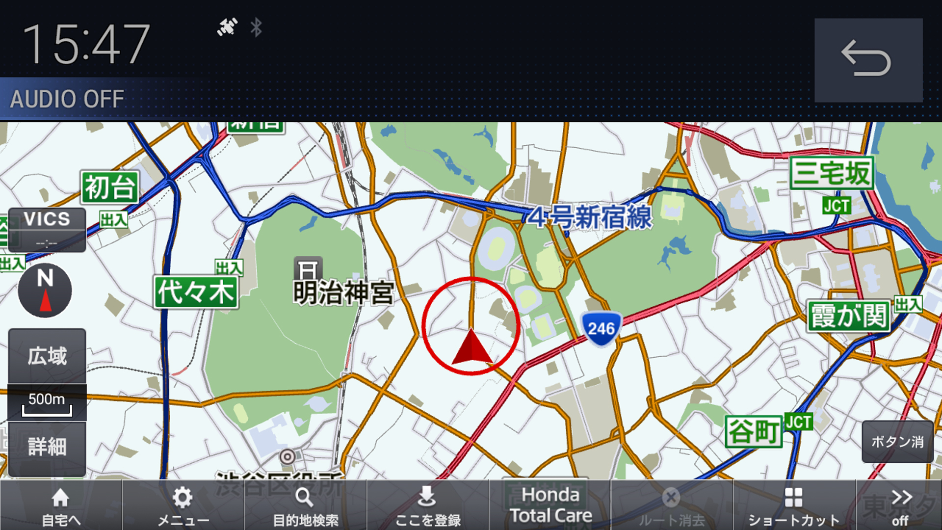 地図描画イメージ（従来モデル）