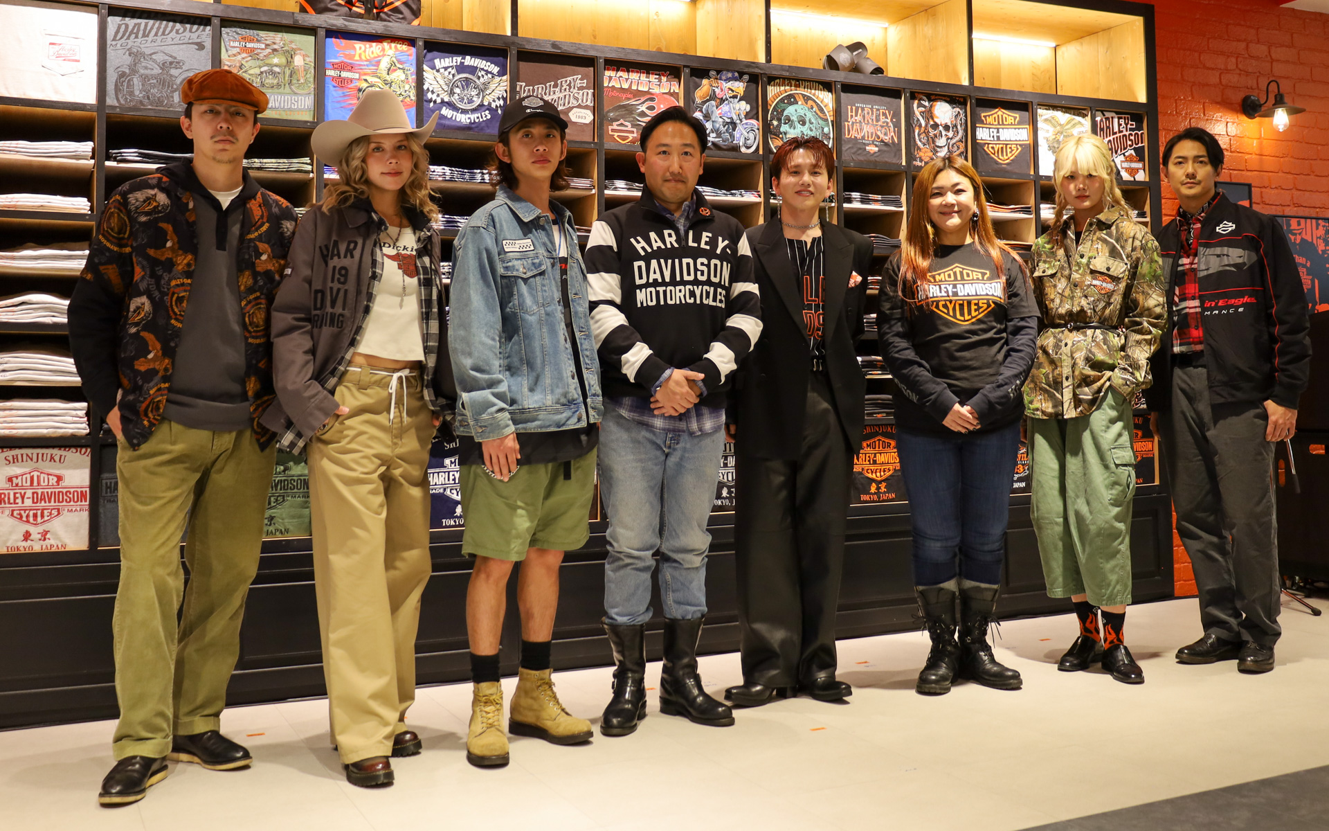 「ハーレーダビッドソン STYLE新宿」で開催されたオープニングイベント