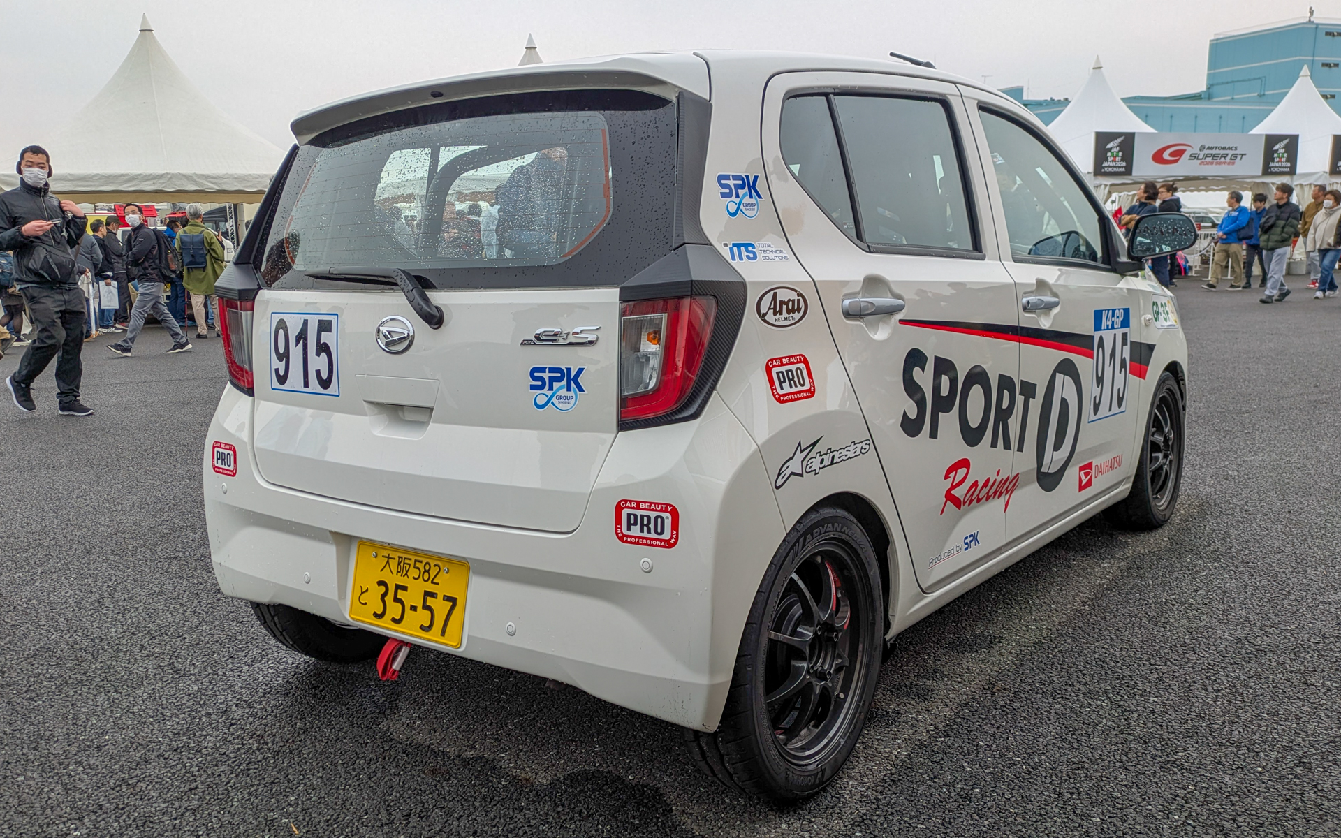 SPKのコンプリートカー「ミライース tuned by D-SPORT Racing」のK4GP参戦仕様