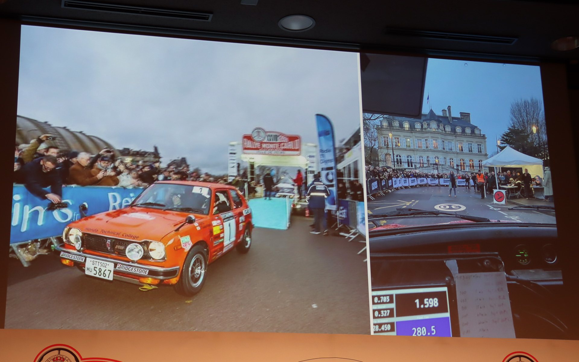 ホンダ学園による「ラリー・モンテカルロ・ヒストリック2026」参戦風景