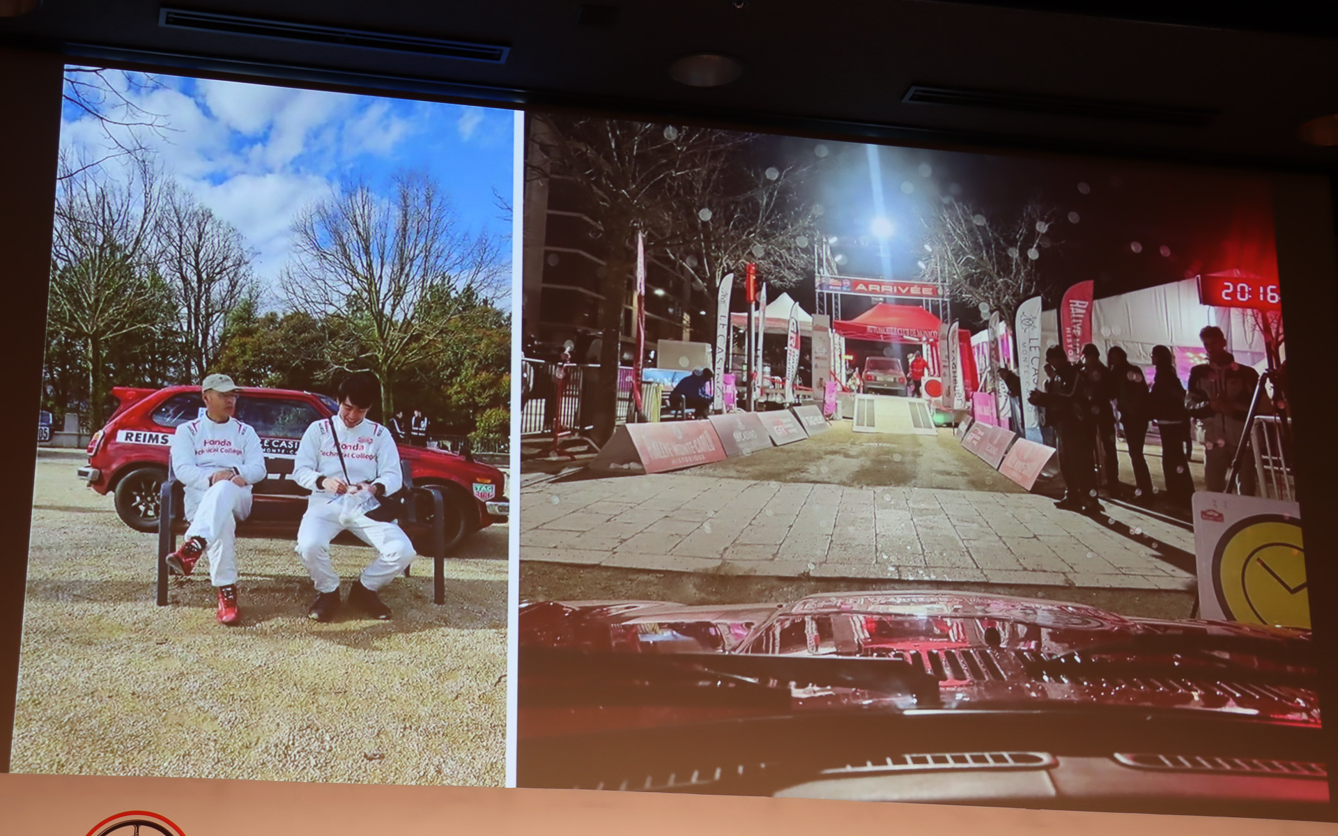 ホンダ学園による「ラリー・モンテカルロ・ヒストリック2026」参戦風景