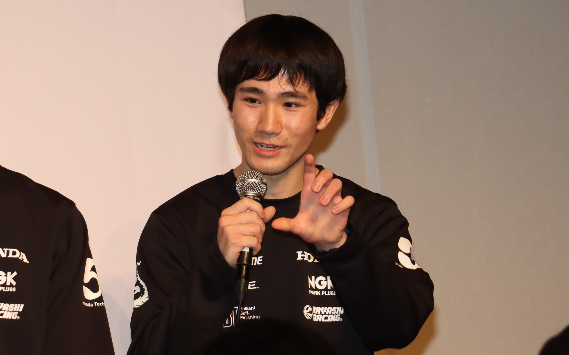 サービス代表者を務めた永澤拓実さん