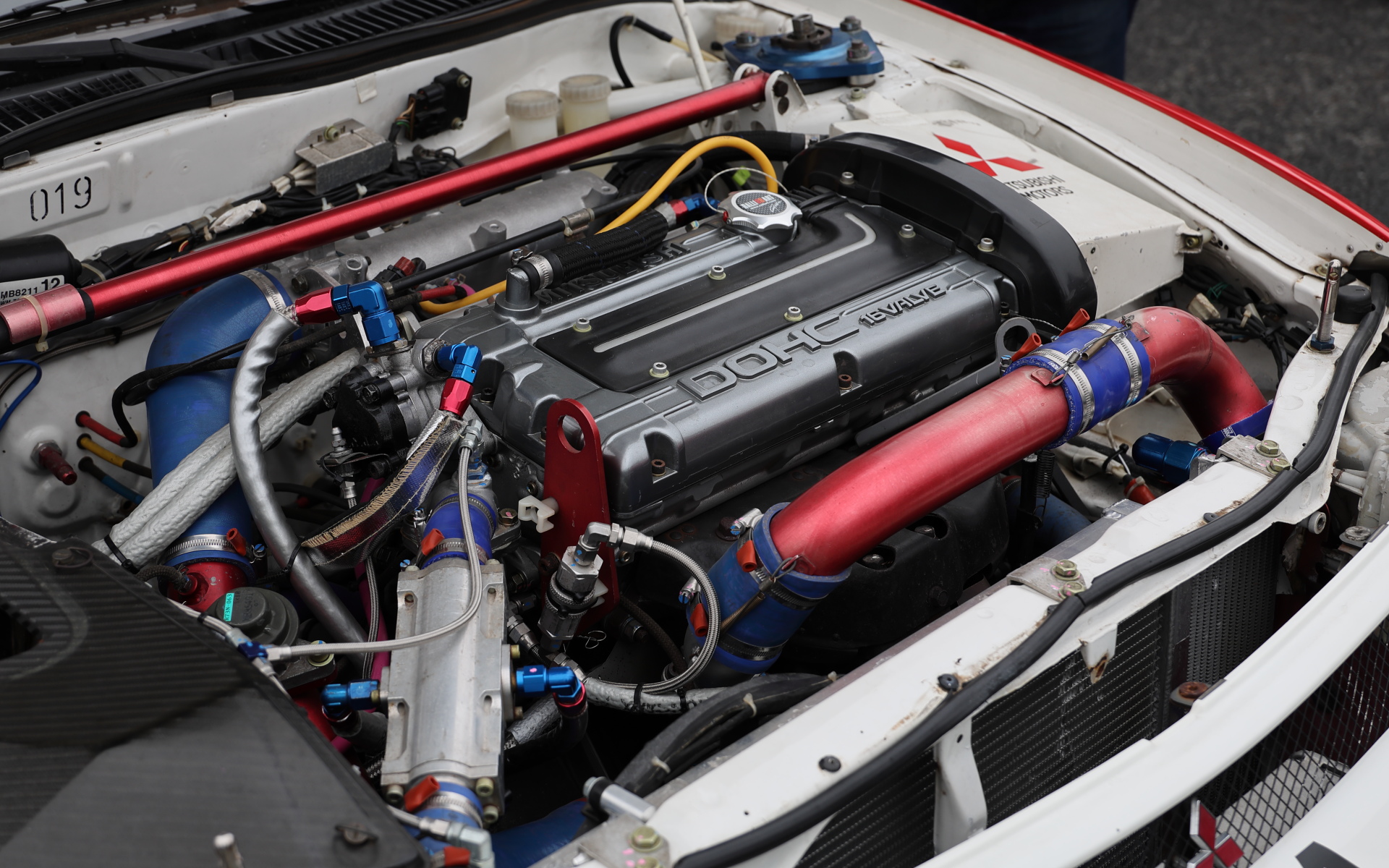 レストアを終え復活したランエボIIIの4G63